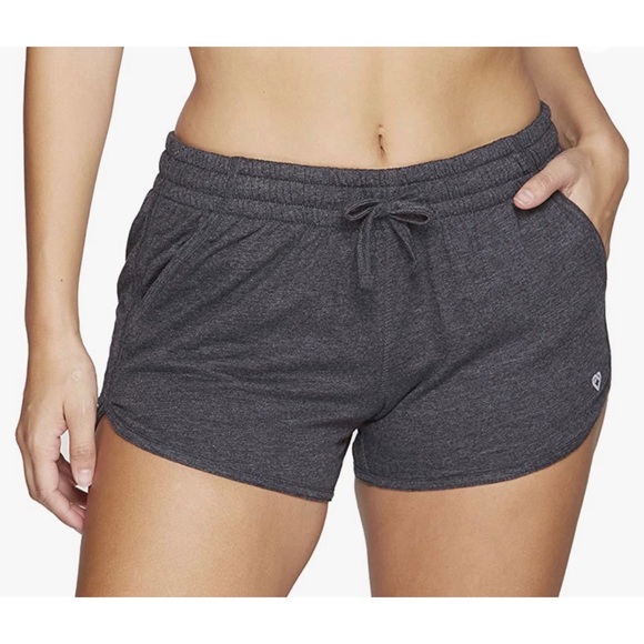 Cotton Blend Yoga Shorts